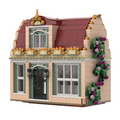 Cafe Fleur V2 Modular Building Set | 2nd Floor & Roof Expansion | Compatible with Lego