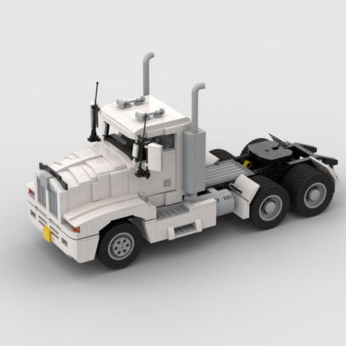 1875PCS Semi Truck Building Set, Original MOC Classic Heavy Duty Semi Truck Brick Model, Lego-Compatible Collectible Display Building Kit for Adults & Kids Ages 8+