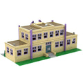 The Simpsons Springfield Elementary School Building Blocks Set, Modular Collectible Model Toy