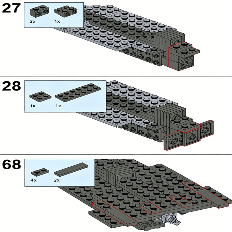 Lockheed Martin F-35 B Lightning II Building Blocks Model