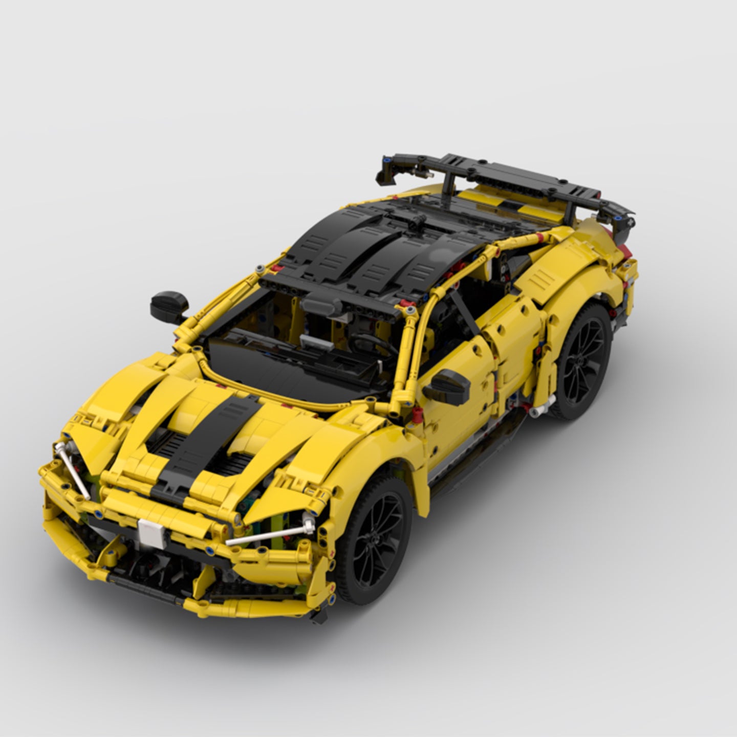 SU7 MOC Mechanical Sports Car Building Kit 2493PCS - Lego Compatible Collectible Brick Model for Adults & Teens 12+