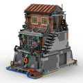 MOC Secret Agent's Home Riviera Expansion Set | 1313 PCS Spy Lair Building Kit | 100% Compatible with LEGO Bricks | Adult & Kids 8+ Collectible