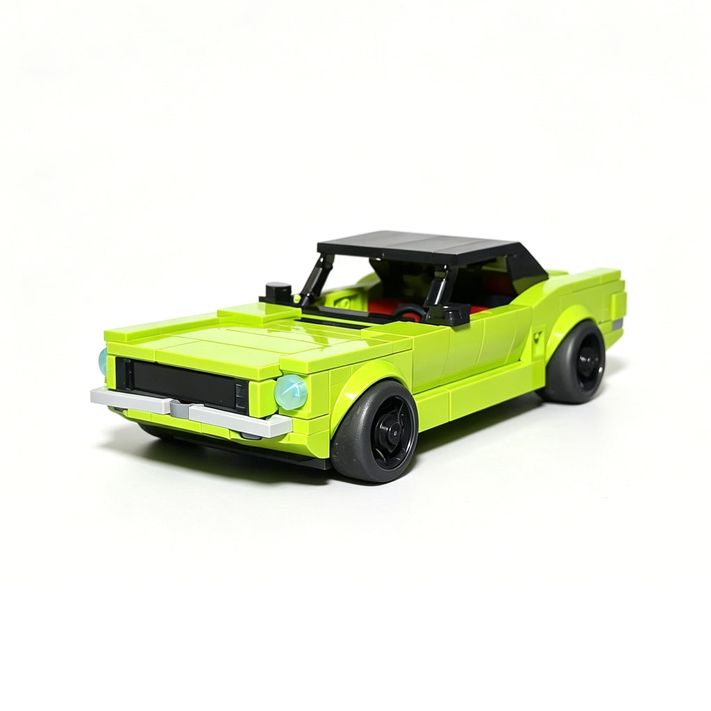 1965 Ford Mustang Building Blocks Car - 100% LEGO Compatible Speed Champions Style MOC Toy for Adults & Kids 9+