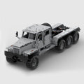 1889PCS MOC Heavy Duty Military Transport Truck Building Set, Technical Mechanical Bricks Kit, Compatible with Lego Bricks, Advanced Construction Toy for Ages 8+