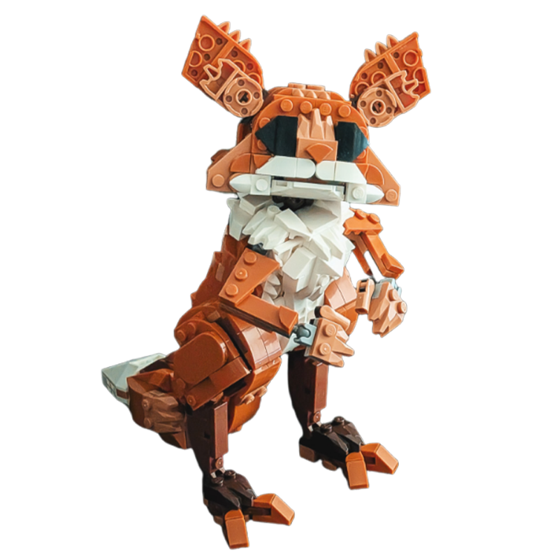 Bogling Fully Articulated MOC Building Kit | 578PCS Fan-Made Creature Set | Compatible with Lego Bricks
