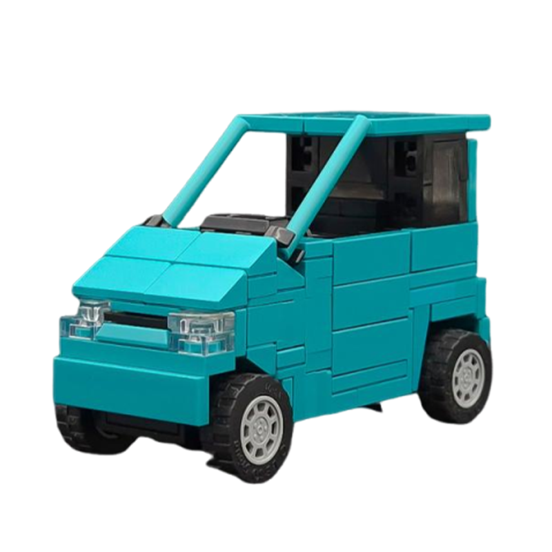 Canta LX Brick Car MOC Building Kit, Compatible with LEGO Speed Champions 76903, No Stickers All Printed Parts, Collectible Mini Car Model for Adults and Kids