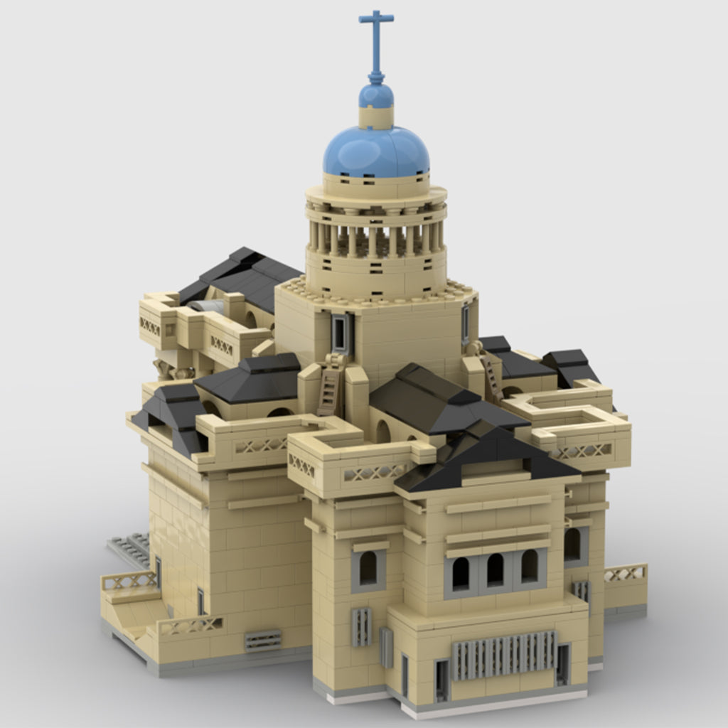 Paris Pantheon Architectural Building Blocks Set 1473 PCS | MOC Collectible Model Kit Compatible with Lego