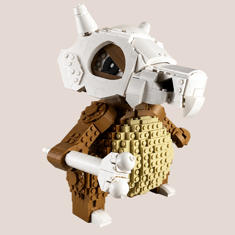 Cubone Pokémon Building Blocks Set - Collectible Model Toy for Fans & Kids