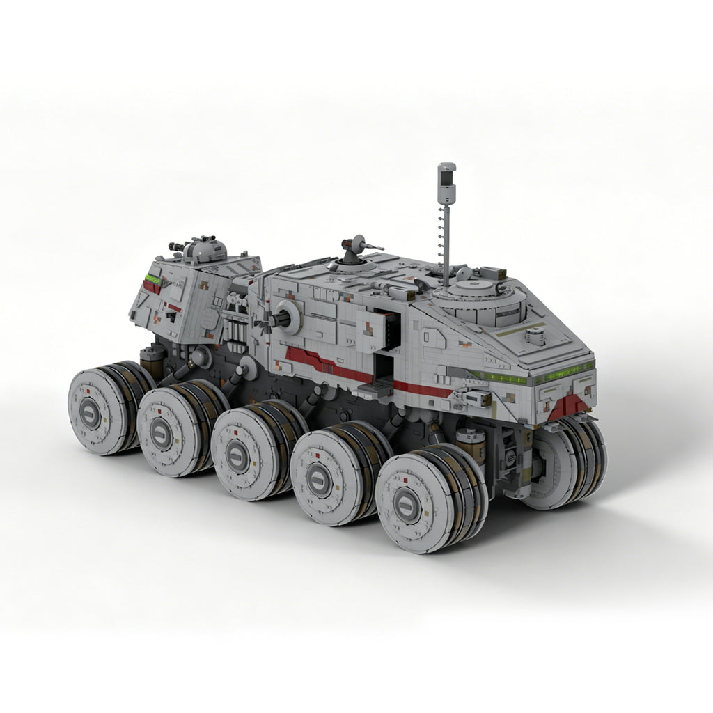 HAVW A6 Juggernaut Heavy Turbo Tank Building Kit | Minifigure Scale MOC Model with Detailed Interior | Compatible with Lego Bricks & Minifigures