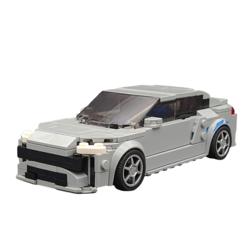 76917 MOC Building Kit, Nissan Skyline GT-R R34 & Lamborghini Urus, 100% LEGO Speed Champions Compatible, 8 Stud Wide Collectible Car Model