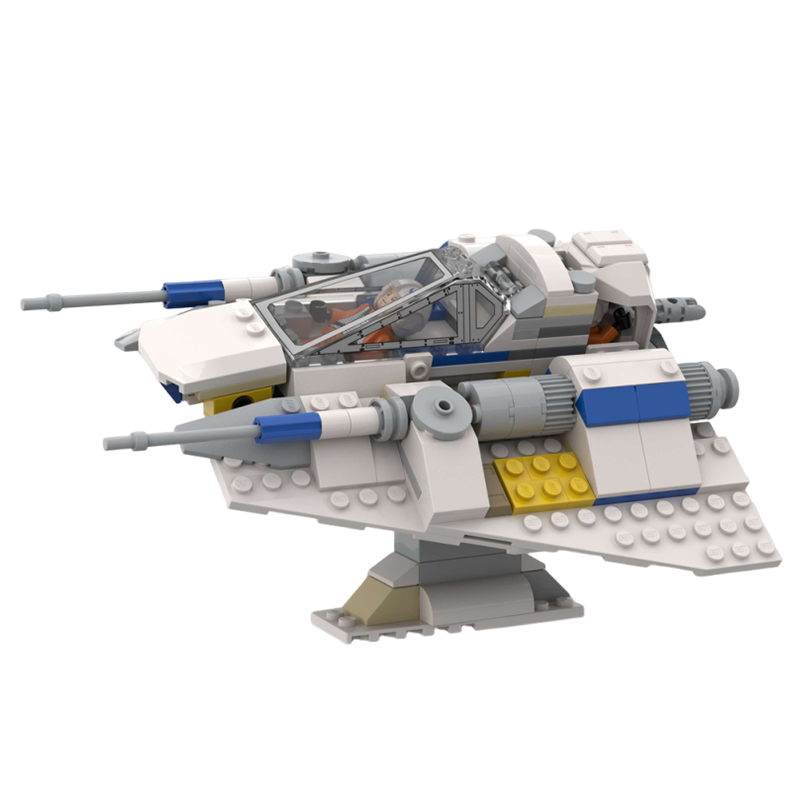 New Republic Advanced Snowspeeder Building Kit | Alternate Build for Lego 75460 X-Wing | Lego Compatible Star Wars MOC