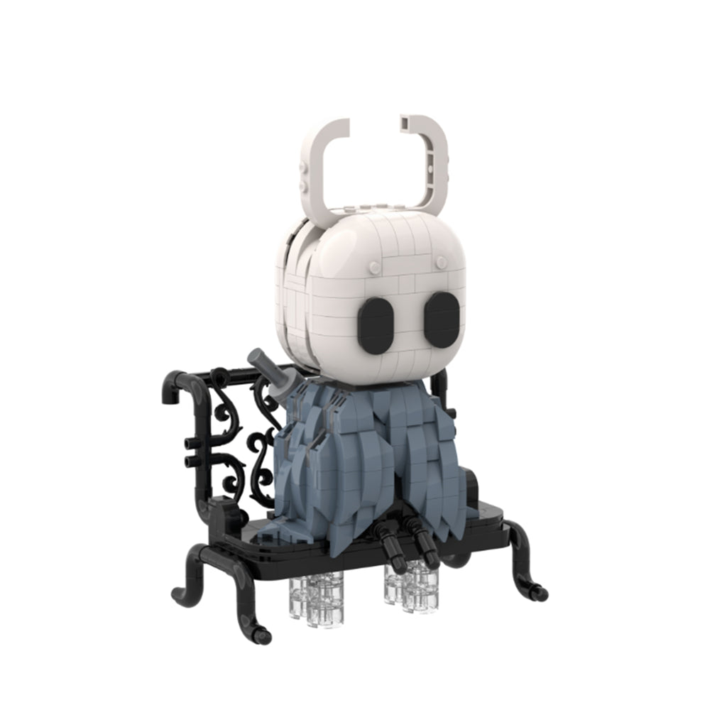 Hollow Knight The Knight MOC Building Blocks Set, 668PCS Compatible with Lego, Collectible Game Figure with Bench, Gift for Gamers & Builders Ages 8+