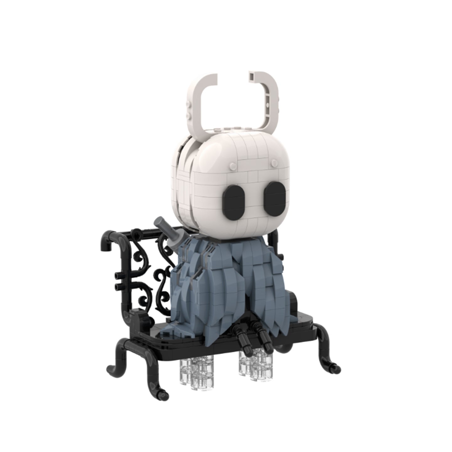 Hollow Knight The Knight MOC Building Blocks Set, 668PCS Compatible with Lego, Collectible Game Figure with Bench, Gift for Gamers & Builders Ages 8+
