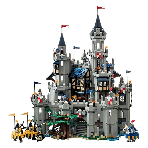 3143 PCS Medieval Horse Knight Castle Building Blocks Set, Modular Design with Detailed Minifigures, Compatible with Lego Bricks, Creative Construction Toy for Boys Girls Ages 8+