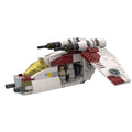 LEGO Compatible Star Wars Republic Gunship MOC Building Set, Movie-Accurate Clone Wars Gunship with Movable Wings & Opening Cargo Door, Collectible Star Wars Building Blocks Toy for Adults Kids 8+