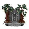 Door of Durin Lord of the Rings MOC Building Set, Compatible with Lego, Glow-in-the-Dark Mines of Moria Gate Collectible Toy for Adults & Tolkien Fans