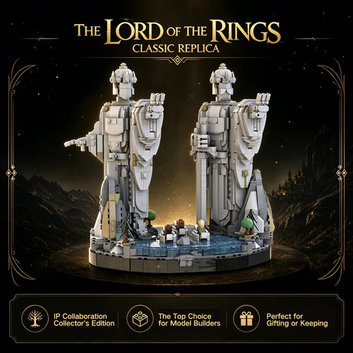 2104 PCS Lord of the Rings Argonath Building Set | Lego-Compatible LOTR Colossus Replica