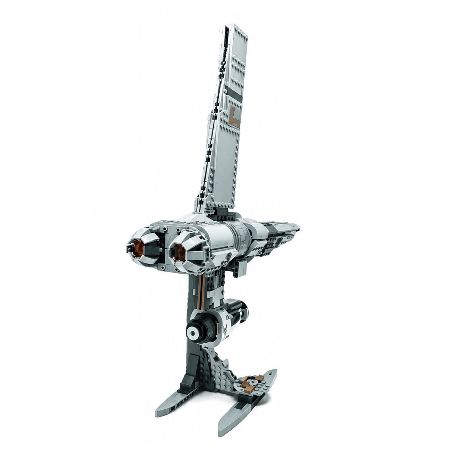 Stinger Mantis Starship Building Blocks - 719 PCS Sci-Fi Spaceship Model Kit, Collectible Display Toy for Star Wars Jedi Fans, Compatible with Major Brands