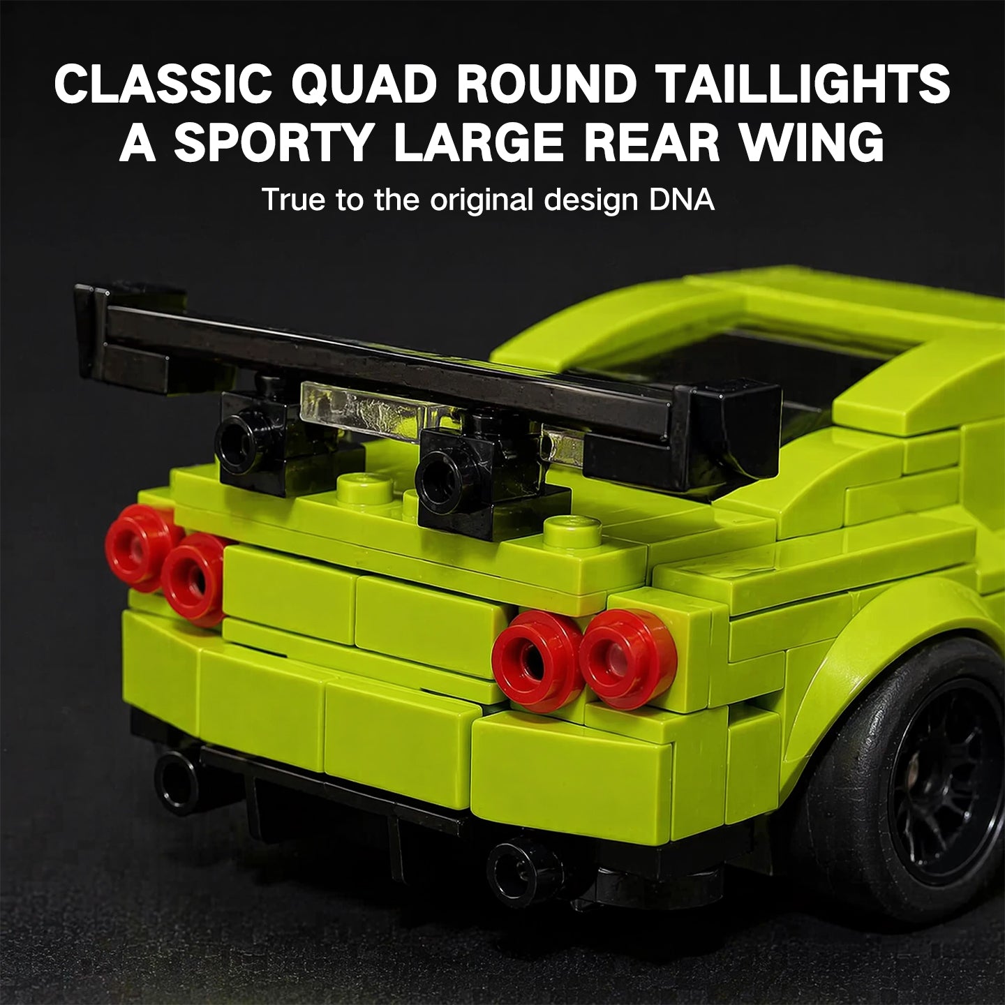 Nissan GT-R R35 Modified Building Block Set, 306 Pieces Fully Compatible with Lego Speed Champions, Entry-Level MOC Sports Car Model Kit for Adults & Kids Ages 8+