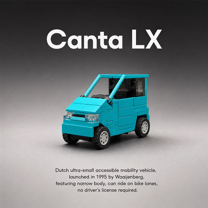 Canta LX Brick Car MOC Building Kit, Compatible with LEGO Speed Champions 76903, No Stickers All Printed Parts, Collectible Mini Car Model for Adults and Kids
