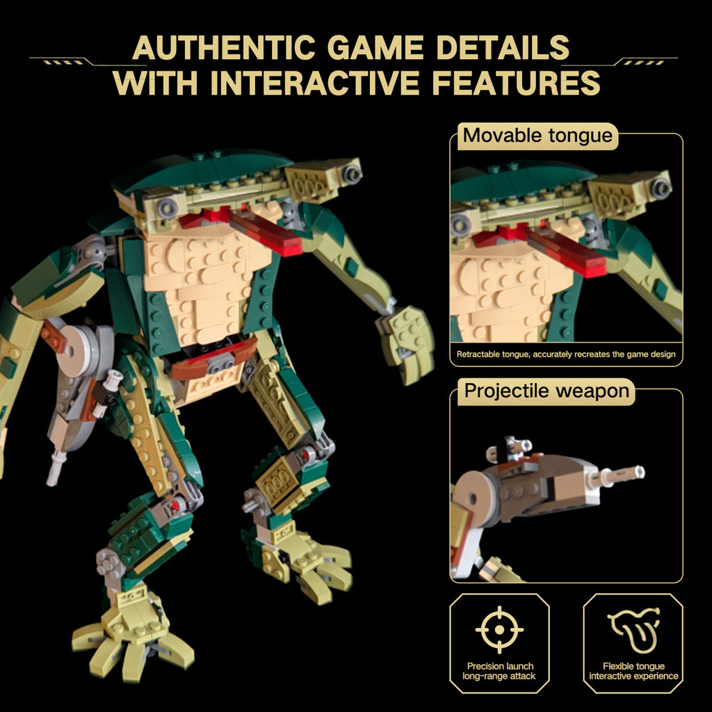 Teenage Mutant Ninja Turtle Mech Building Blocks | Highly Posable Action Figure Toy for Adults & Kids