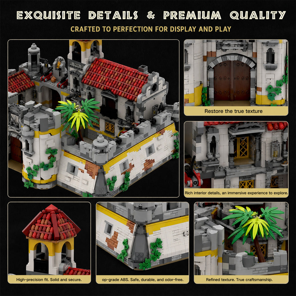 Fort Broadbrick Grand Edition Full Module Fortress Building Blocks Set | 100% Lego-Compatible