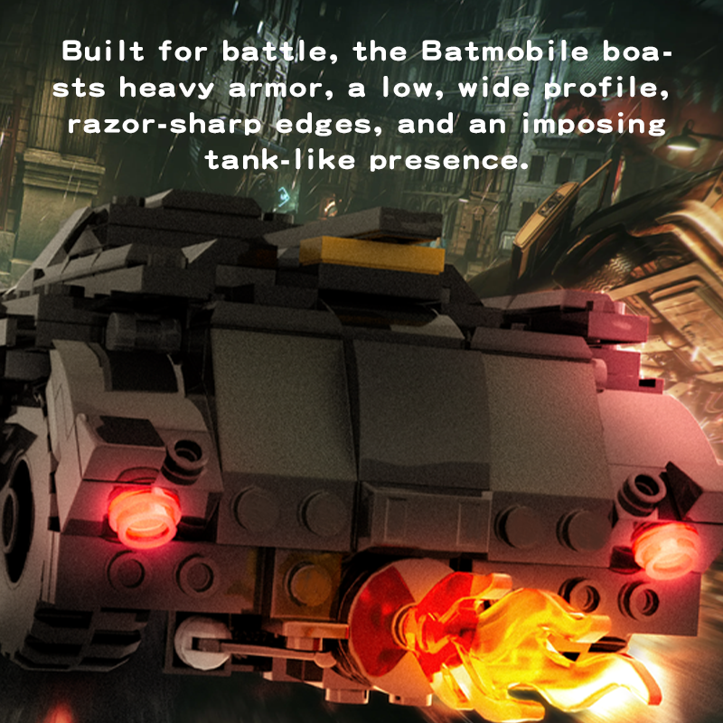 Arkham Knight Batmobile MOC Instructions for LEGO 76303 Tumbler - Alternate Build