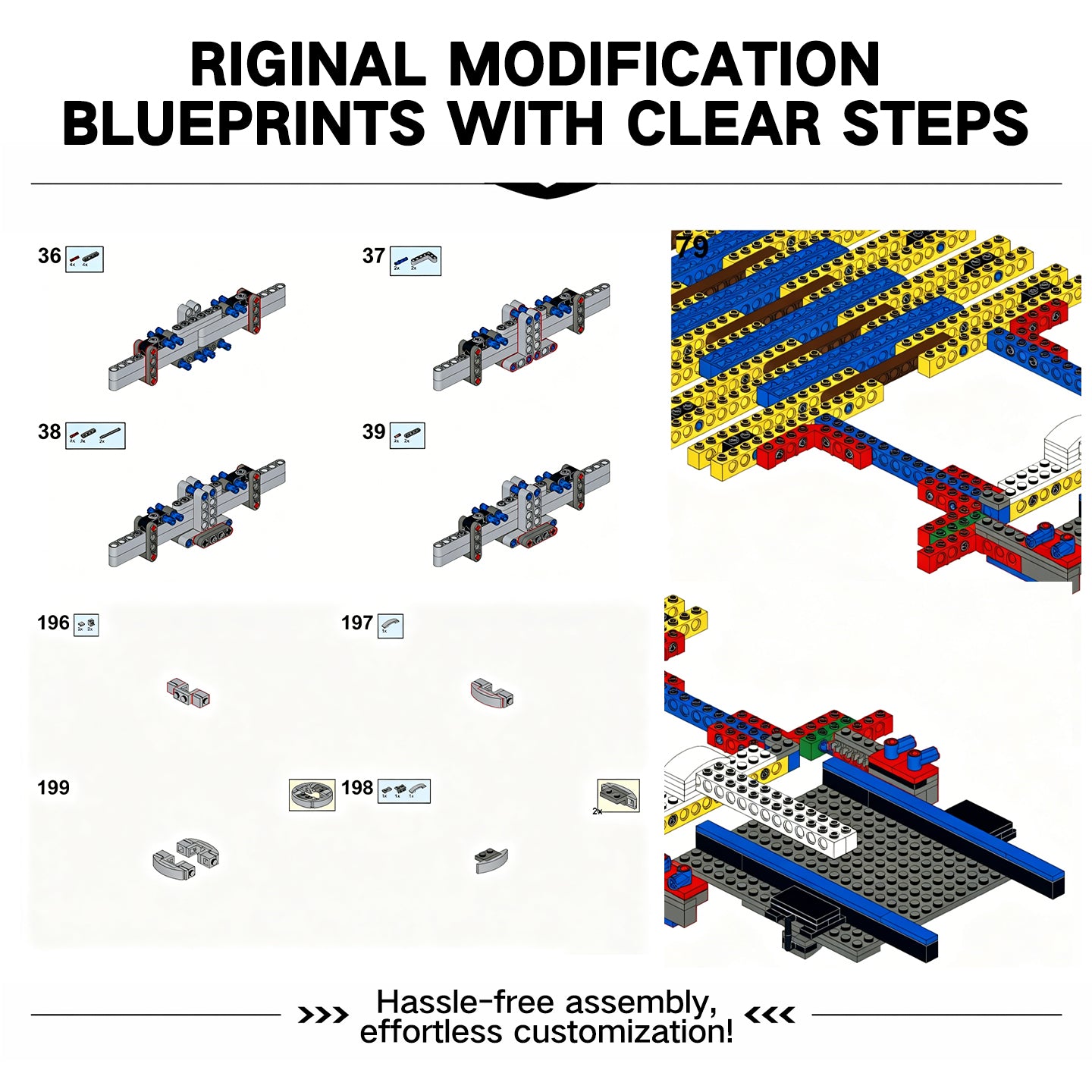 HAVW A6 Juggernaut Heavy Turbo Tank Building Kit | Minifigure Scale MOC Model with Detailed Interior | Compatible with Lego Bricks & Minifigures