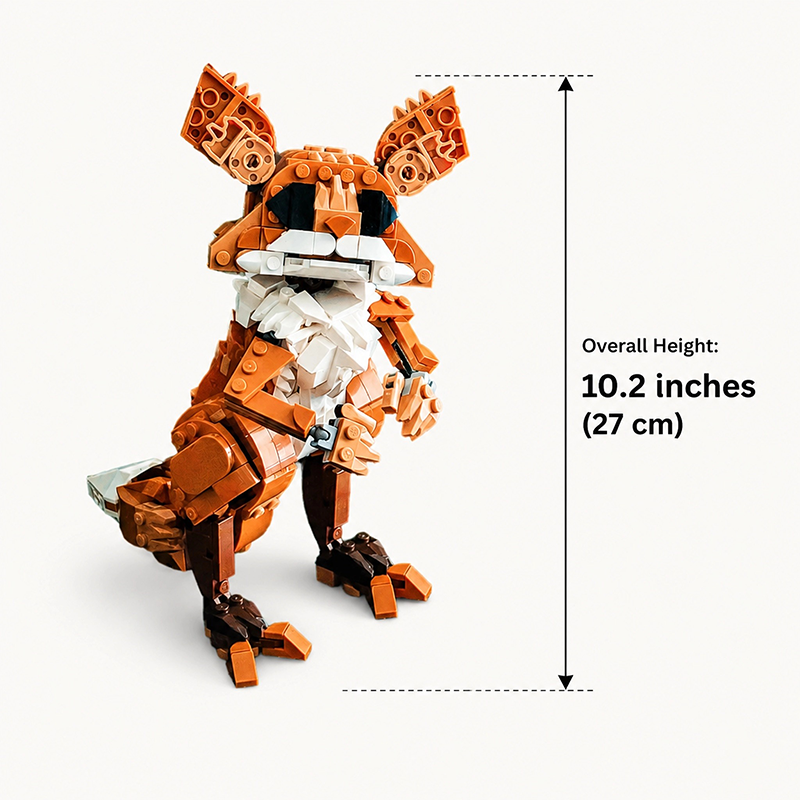 Bogling Fully Articulated MOC Building Kit | 578PCS Fan-Made Creature Set | Compatible with Lego Bricks