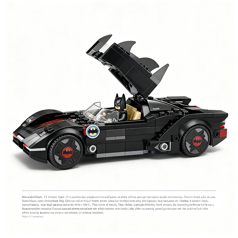 Lego-Compatible Millennium Batmobile Building Set | 228PCS DC Batman Toy with Exclusive Minifigure